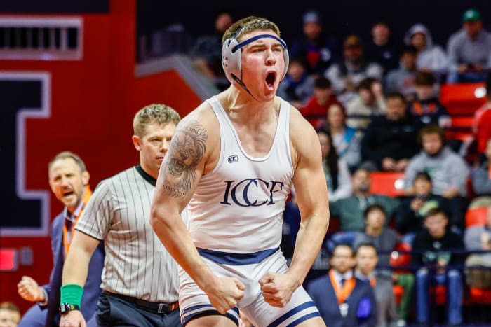 Illinois wrestling championships February 17 2024 Nate Latsch 25933